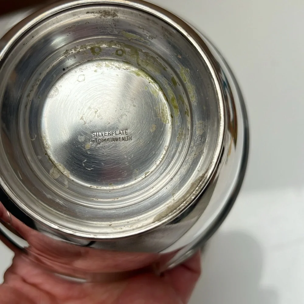 3 silver plated dishes.